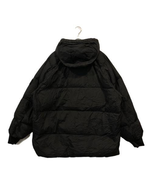 STONE ISLAND（ストーンアイランド）STONE ISLAND (ストーンアイランド) ガーメントダイナイロンレップスフーデッドダウンジャケット ブラック サイズ:3XLの古着・服飾アイテム