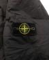 中古・古着 STONE ISLAND (ストーンアイランド) ガーメントダイナイロンレップスフーデッドダウンジャケット ブラック サイズ:3XL：95000円