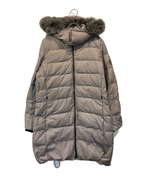 DRESSTERIOR（ドレステリア）DRESSTERIOR (ドレステリア) ブルーフォックスファーロングダウンコート グレー サイズ:38の古着・服飾アイテム