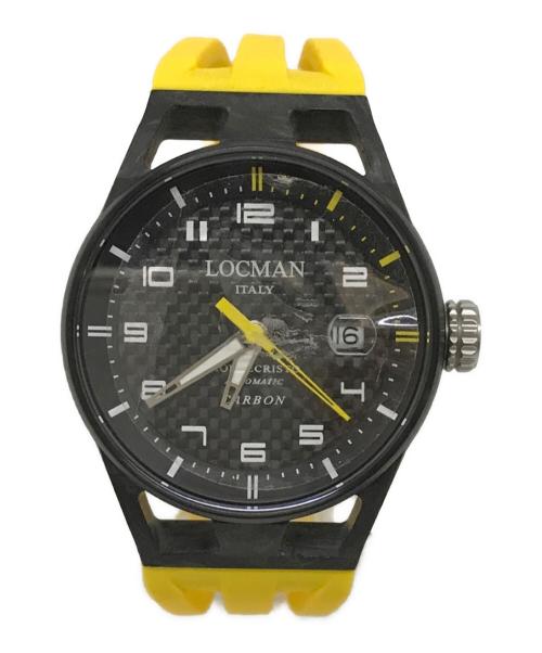 LOCMAN（ロックマン）LOCMAN (ロックマン) モンテクリスト ブラック イエロー ラバー ブラックの古着・服飾アイテム