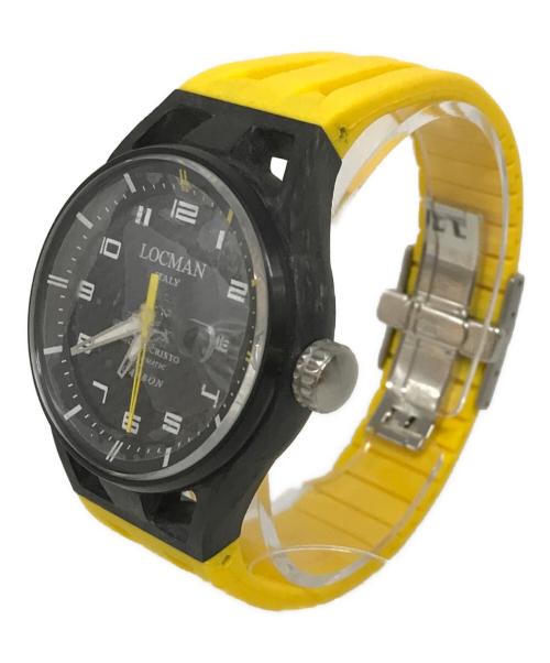 LOCMAN（ロックマン）LOCMAN (ロックマン) モンテクリスト ブラック イエロー ラバー ブラックの古着・服飾アイテム