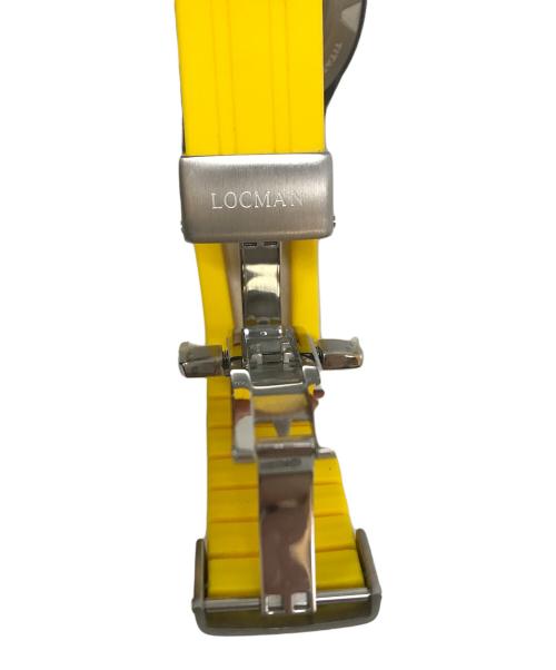 LOCMAN（ロックマン）LOCMAN (ロックマン) モンテクリスト ブラック イエロー ラバー ブラックの古着・服飾アイテム