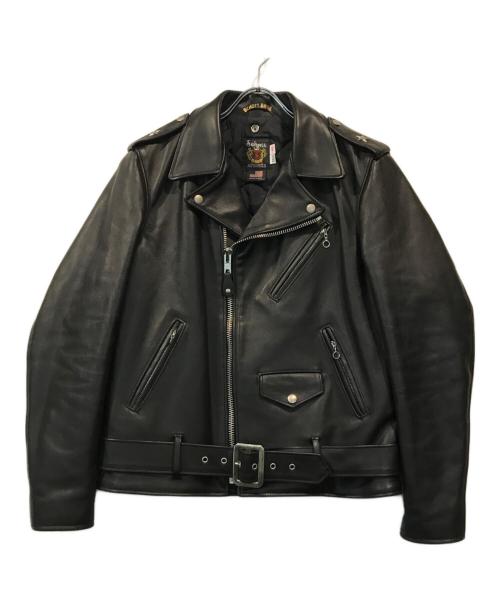 Schott（ショット）Schott (ショット) ワンスターダブルライダースジャケット ブラック サイズ:SIZE40の古着・服飾アイテム