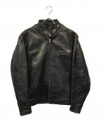 Schottショット）の古着「ライナー付シングルライダースジャケット」｜ブラック