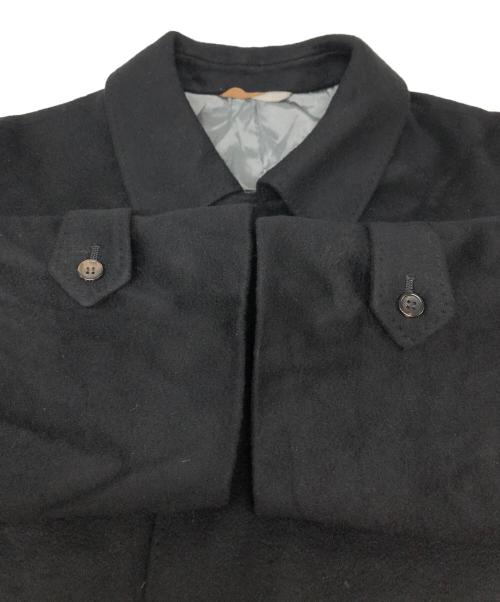 ERMENEGILDO ZEGNA（エルメネジルド・ゼニア）Ermenegildo Zegna (エルメネジルド・ゼニア) カシミヤステンカラーコート ブラック サイズ:SIZE 165の古着・服飾アイテム