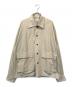 MARKA（マーカ）の古着「ハイツイストコットンツイルユーティリティシャツ」｜ベージュ
