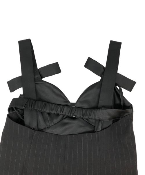 eimy istoire（エイミーイストワール）eimy istoire (エイミーイストワール) ショルダーリボンワンピース ブラック サイズ:Mの古着・服飾アイテム