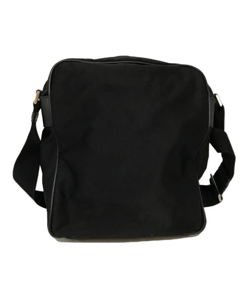 PRADA（プラダ）PRADA (プラダ) ロゴナイロンショルダーバッグ ブラックの古着・服飾アイテム