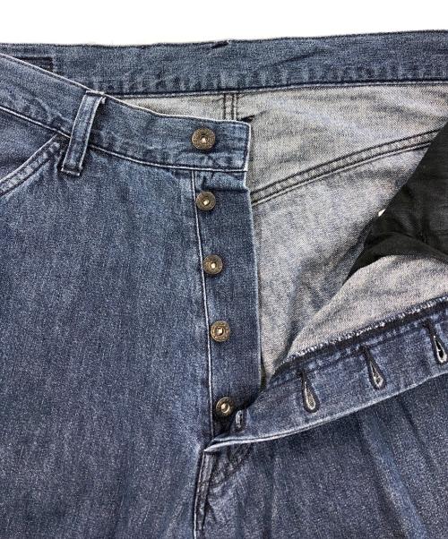 EVISU（エヴィス）EVISU (エビス) ドクチンペイントハーフパンツ インディゴ サイズ:SIZE 86cm (W34)の古着・服飾アイテム