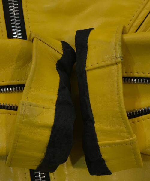 Lewis Leathers（ルイスレザース）Lewis Leathers (ルイスレザース) CYCLONE/サイクロン イエロー サイズ:SIZE 38の古着・服飾アイテム