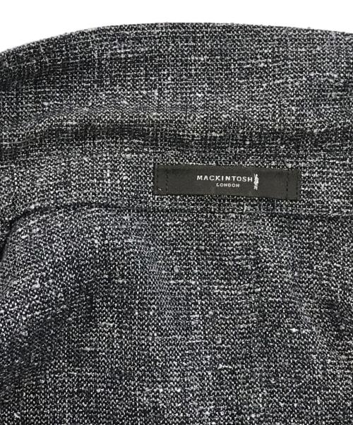 MACKINTOSH LONDON（マッキントッシュ ロンドン）MACKINTOSH LONDON (マッキントッシュ ロンドン) Bottoli生地テーラードジャケット グレー サイズ:40の古着・服飾アイテム