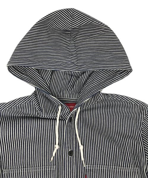 SUPREME（シュプリーム）SUPREME (シュプリーム) 12AW Hooded Denim Shirt インディゴ サイズ:Sの古着・服飾アイテム