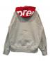 SUPREME (シュプリーム) Contrast Hooded Sweatshirt レッド×グレー サイズ:S：12000円