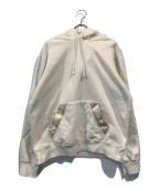 SUPREMEシュプリーム）の古着「TONAL WEBBING HOODED SWEATSHIRT」｜アイボリー