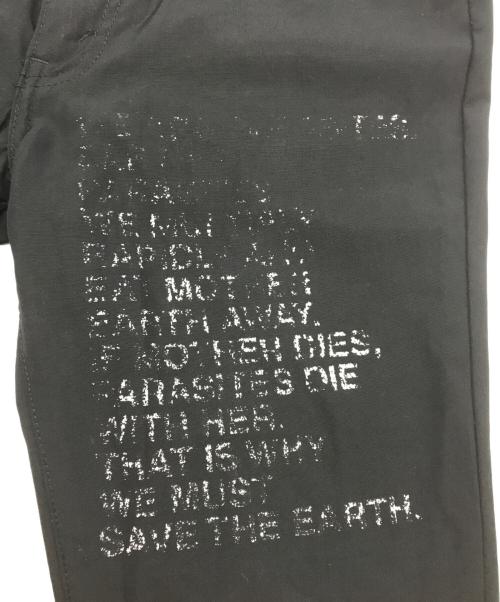 COMME des GARCONS JUNYA WATANABE MAN（コム デ ギャルソン ジュンヤ ワタナベ マン）COMME des GARCONS JUNYA WATANABE MAN (コム デ ギャルソン ジュンヤ ワタナベ マン) LEVI'S (リーバイス) プリントウールパンツ ブラック サイズ:Mの古着・服飾アイテム