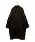 yokosakamoto (ヨウコサカモト) カスリオーバーコート ブラック サイズ:M：40000円