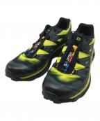 SALOMONサロモン）の古着「XT-6 スカイライン」｜ネイビー×イエロー