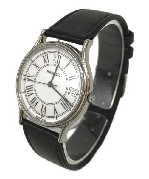 TIFFANY & Co.（ティファニー）TIFFANY & Co. (ティファニー) クラシックデイト ホワイト×ブラックの古着・服飾アイテム