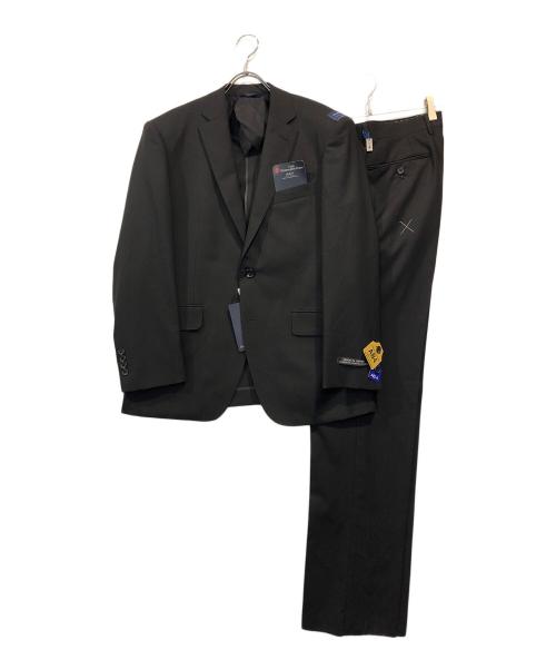 DUFAY（デュファイ）DUFAY (デュファイ) ERMENEGILDO ZEGNA (エルメネジルド・ゼニア) セットアップスーツ ブラック サイズ:94の古着・服飾アイテム