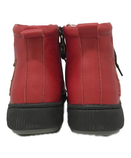 estacion（エスタシオ）estacion (エスタシオ) MOOMIN (ムーミン) コラボブーツ レッド サイズ:SIZE Mの古着・服飾アイテム