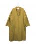 ENFOLD（エンフォルド）の古着「ソフトツイストCO1ミニマルスリットコート」｜イエロー