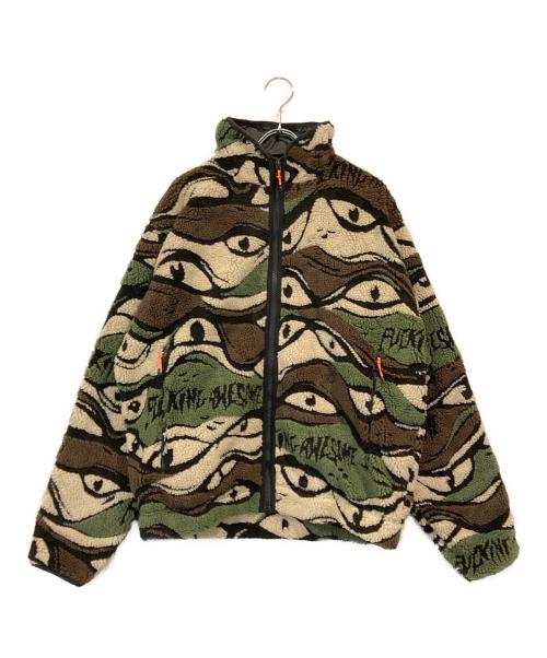 adidas（アディダス）adidas (アディダス) Fucking Awesome (ファッキンオーサム) SHERPA JACKET グリーン サイズ:SIZE Mの古着・服飾アイテム