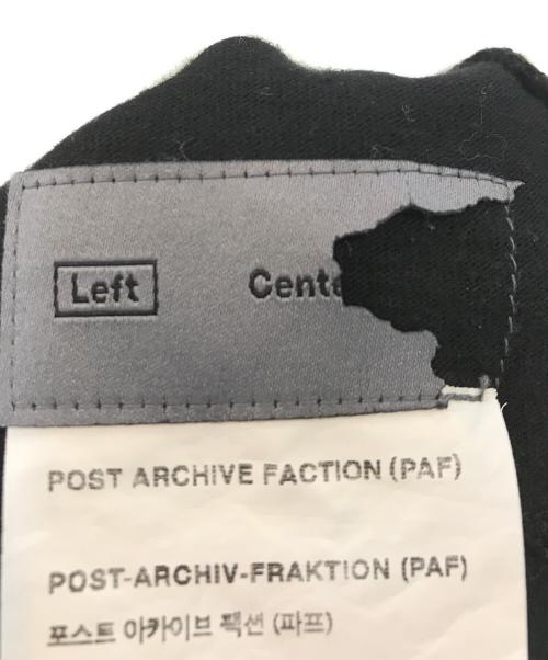 POST ARCHIVE FACTION（ポストアーカイブファクション）POST ARCHIVE FACTION (ポストアーカイブファクション) 3.1LONG SLEEVE LEFT ブラック サイズ:Mの古着・服飾アイテム