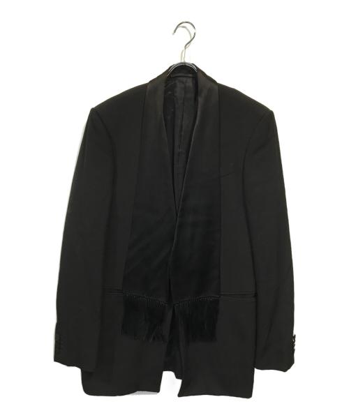 GIVENCHY（ジバンシィ）GIVENCHY (ジバンシィ) Single Breast Scarf Collar Jacket ブラック サイズ:48の古着・服飾アイテム