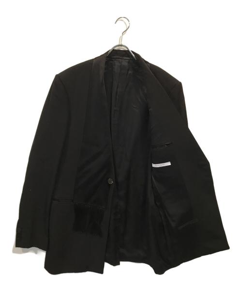 GIVENCHY（ジバンシィ）GIVENCHY (ジバンシィ) Single Breast Scarf Collar Jacket ブラック サイズ:48の古着・服飾アイテム