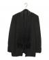 GIVENCHY（ジバンシィ）の古着「Single Breast Scarf Collar Jacket」｜ブラック