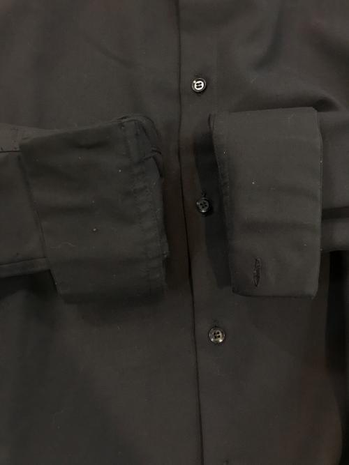 GROUND Y（グラウンドワイ）GROUND Y (グラウンドワイ) TW ギャバジン バック ロング レングス シャ ブラック サイズ:SIZE 3の古着・服飾アイテム