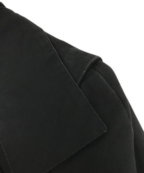 GIVENCHY（ジバンシィ）GIVENCHY (ジバンシィ) デザイントレンチコート ブラック サイズ:38の古着・服飾アイテム