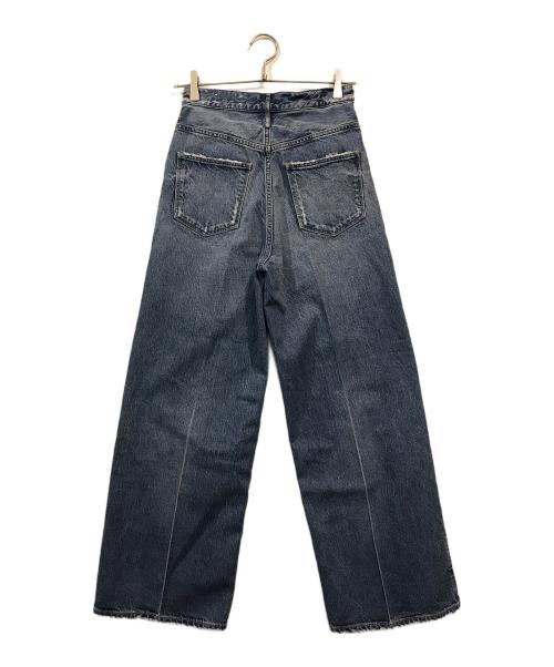 upper hights（アッパーハイツ）upper hights (アッパーハイツ) ワイドストレートデニムパンツ インディゴ サイズ:22の古着・服飾アイテム