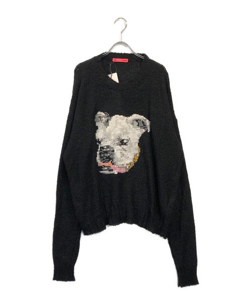 MEMBERS OF THE RAGE（メンバーズ オブ ザ レイジ）MEMBERS OF THE RAGE (メンバーズ オブ ザ レイジ) FRESHIE KNIT SWEATER ブラック サイズ:SIZE Lの古着・服飾アイテム