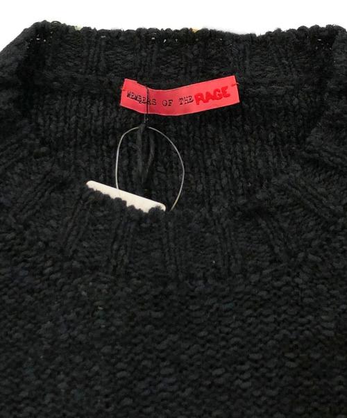 MEMBERS OF THE RAGE（メンバーズ オブ ザ レイジ）MEMBERS OF THE RAGE (メンバーズ オブ ザ レイジ) FRESHIE KNIT SWEATER ブラック サイズ:SIZE Lの古着・服飾アイテム