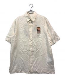 Dior（ディオール）の古着「バックロゴ半袖シルクシャツ」｜アイボリー