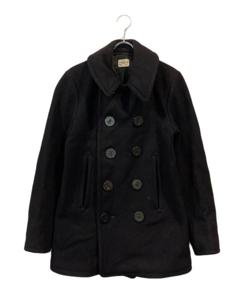 THE REAL McCOY'S（ザ・リアルマッコイズ）THE REAL McCOY'S (ザ・リアルマッコイズ) NAVAL CLOTHING FACTORY U.S.PEA COAT Pコート ネイビー サイズ:34の古着・服飾アイテム
