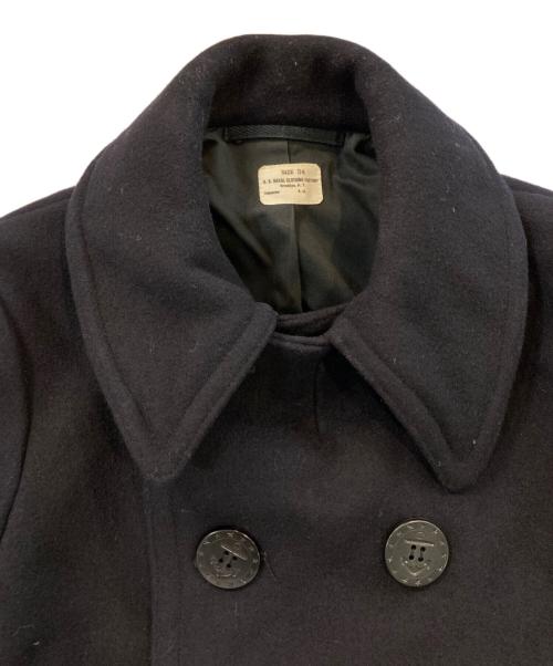 THE REAL McCOY'S（ザ・リアルマッコイズ）THE REAL McCOY'S (ザ・リアルマッコイズ) NAVAL CLOTHING FACTORY U.S.PEA COAT Pコート ネイビー サイズ:34の古着・服飾アイテム