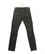 TORNADO MARTトルネードマート）の古着「コーティングジップデザインデニム」｜ブラック