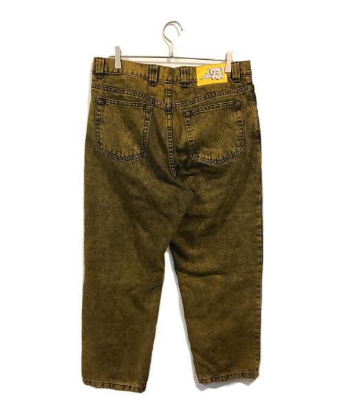 POLeR（ポーラー）POLeR (ポーラー) デニムパンツ イエロー×ブラック サイズ:34の古着・服飾アイテム