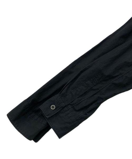 BLACK COMME des GARCONS（ブラックコムデギャルソン）BLACK COMME des GARCONS (コムデギャルソン) ホワイトステッチシャツ ブラック サイズ:Lの古着・服飾アイテム