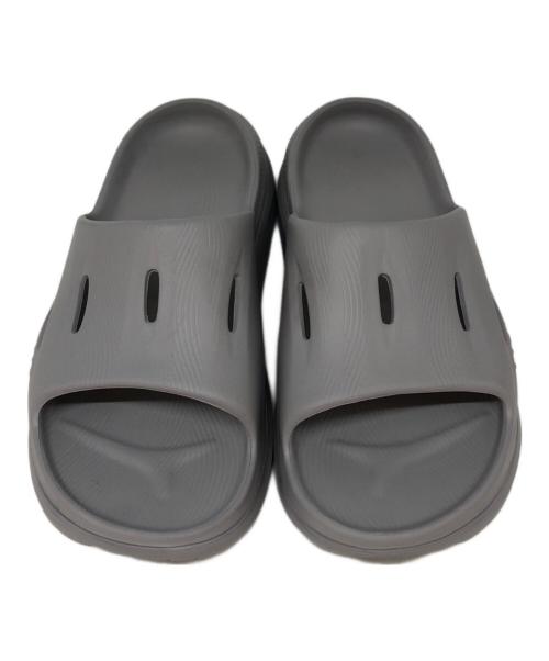 HOKAONEONE（ホカオネオネ）HOKAONEONE (ホカオネオネ) U ORA RECOVERY SLIDE 3 グレー サイズ:SIZE 27cmの古着・服飾アイテム