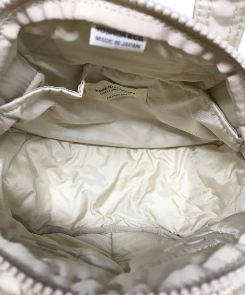 beautiful people（ビューティフルピープル）beautiful people (ビューティフルピープル) PORTER (ポーター) コラボヘルメットバッグ アイボリーの古着・服飾アイテム