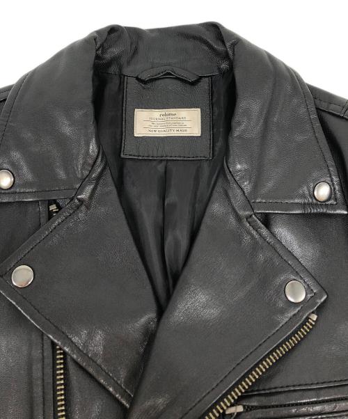 JOURNAL STANDARD relume（ジャーナルスタンダード レリューム）JOURNAL STANDARD relume (ジャーナルスタンダード レリューム) ライダースジャケット ブラック サイズ:Mの古着・服飾アイテム