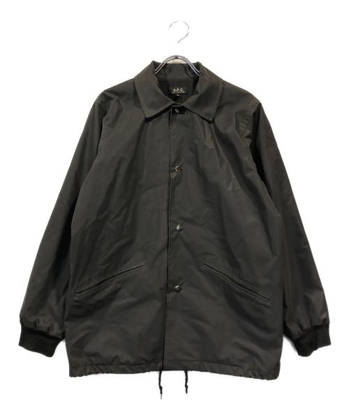 A.P.C.（アーペーセー）A.P.C. (アーペーセー) ROCK STEADYコーティングコーチジャケット ブラック サイズ:Mの古着・服飾アイテム