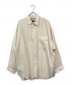 MAISON SPECIALメゾンスペシャル）の古着「ションヘルプライムオーバーシャツ」｜ベージュ