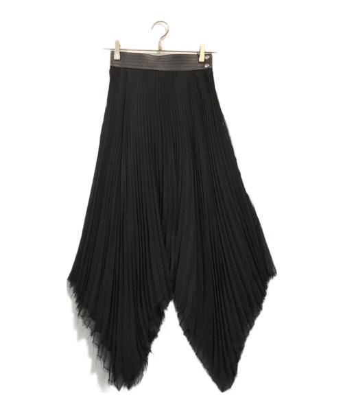 LOEWE（ロエベ）LOEWE (ロエベ) シアープリーツスカート ブラック サイズ:34の古着・服飾アイテム