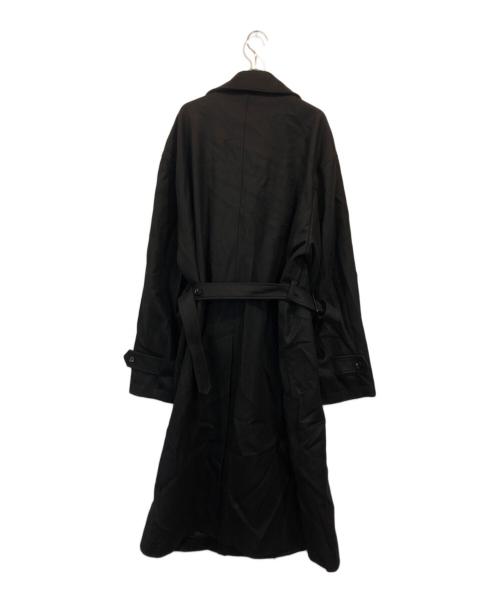 stein（シュタイン）stein (シュタイン) オーバーサイズドダブルブレステッドコート ブラック サイズ:SIZE Mの古着・服飾アイテム