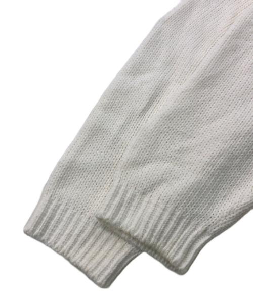 doublet（ダブレット）doublet (ダブレット) カットオフプルオーバーニット ホワイト サイズ:SIZE Mの古着・服飾アイテム