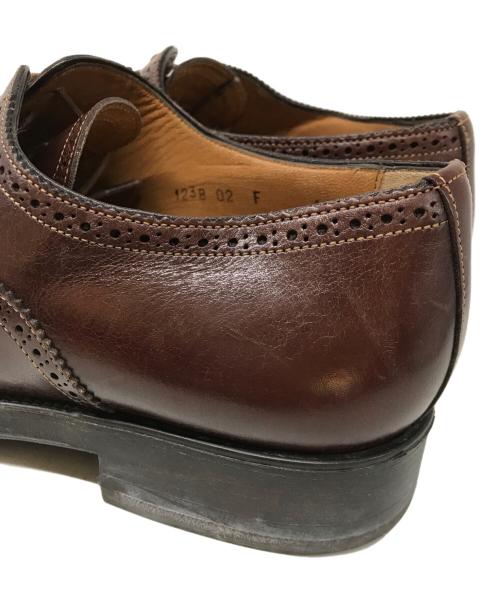 Santoni（サントーニ）Santoni (サントーニ) 内羽根ウィングチップシューズ ブラウン サイズ:6Fの古着・服飾アイテム